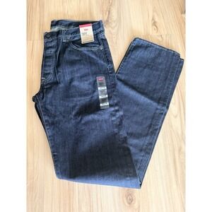 Levis 501 Jeans Mens 34x36 Blue Original Button Fly Dark Wash Denim Cowboy NEW
